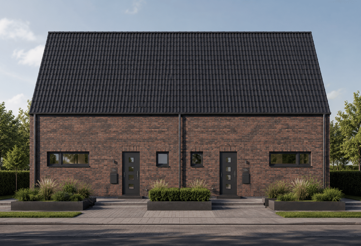 Moderne Neubau-Doppelhaushälfe mit Kaufgrundstück in attraktiver Lage von Südlohn!, 46354 Südlohn