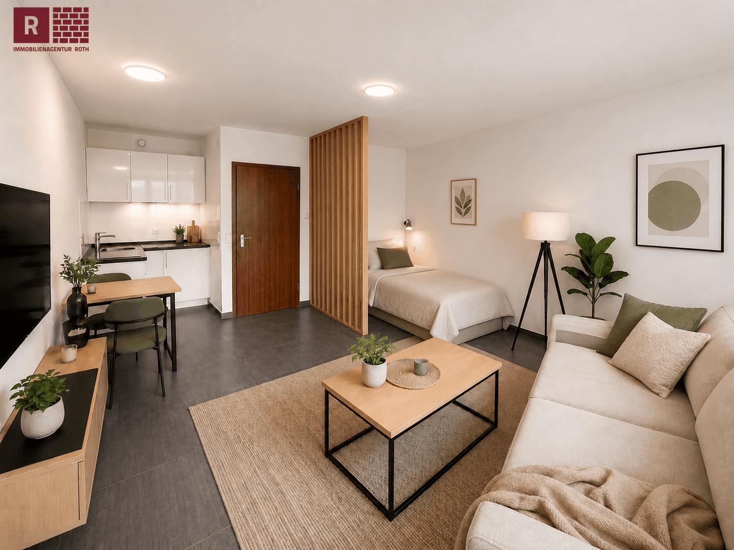 Modernisiertes 1-Zimmer-Apartment mit Loggia, Tiefgarage und gutem Preis-Leistungs-Verhältnis, 63069 Offenbach am Main (Lauterborn Offenbach am Main Rosenhöhe)
