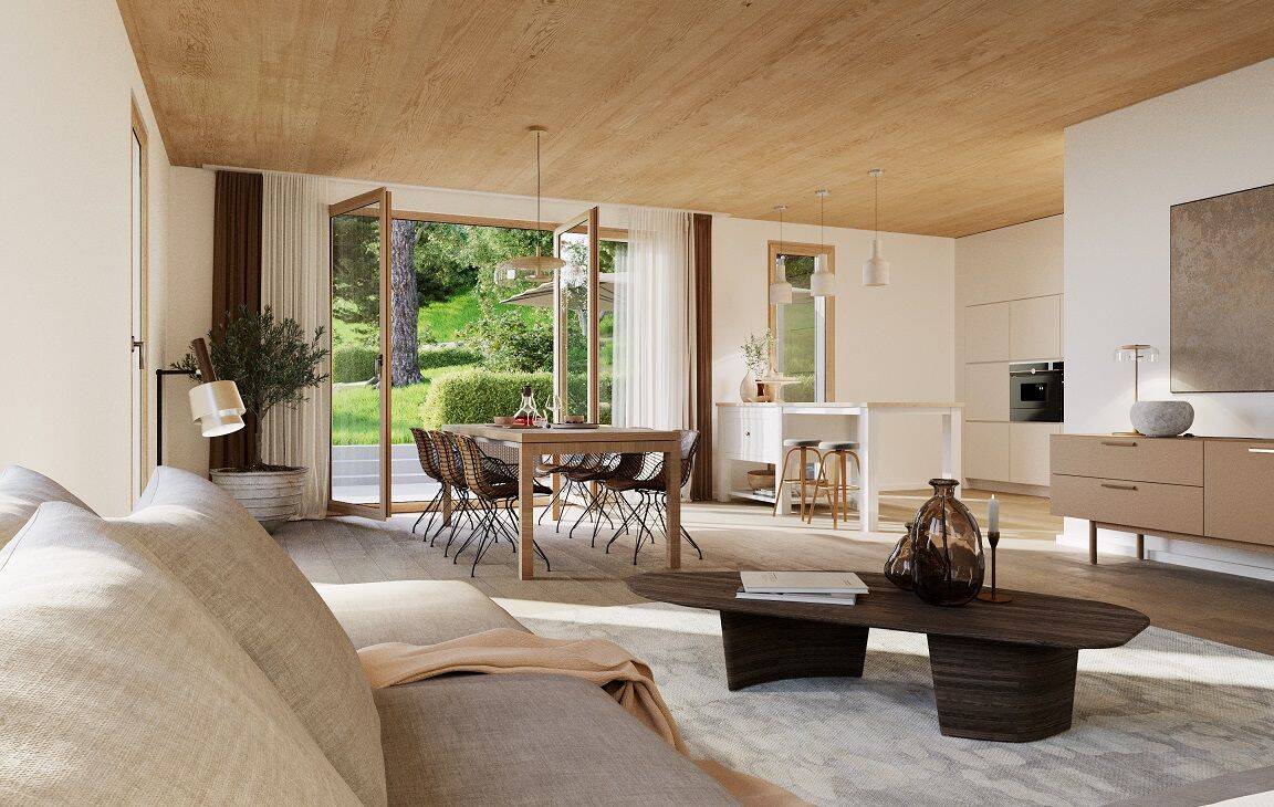 2-Zimmer-Neubauwohnung am Neckar
