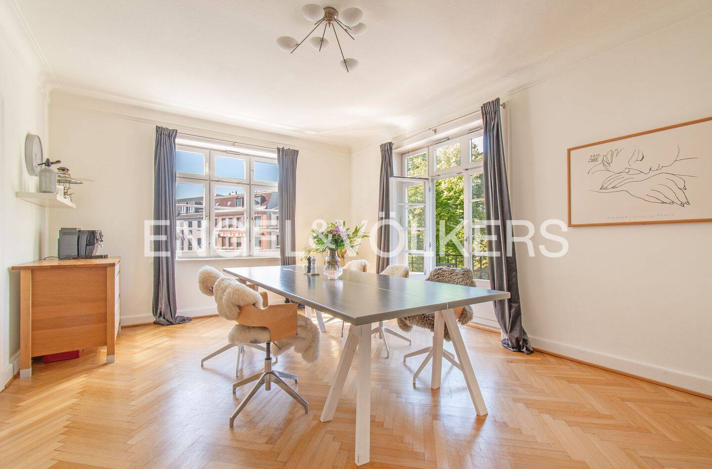 Licht, Lage, Charme – hanseatischer Rotklinker-Altbau!, 20249 Hamburg (Hamburg-Nord Eppendorf Harvestehude Hoheluft-Ost Winterhude)