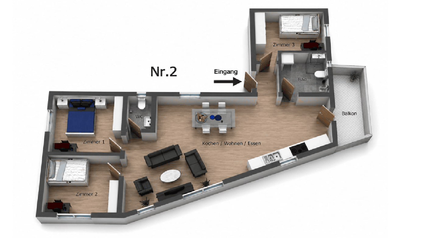 Erstbezug: Exklusive 3-Zimmer-Neubauwohnung in Laufenburg – modernes Wohnen auf höchstem Niveau, bezugsfertig ab 01.08.2026, 79725 Laufenburg (Baden)