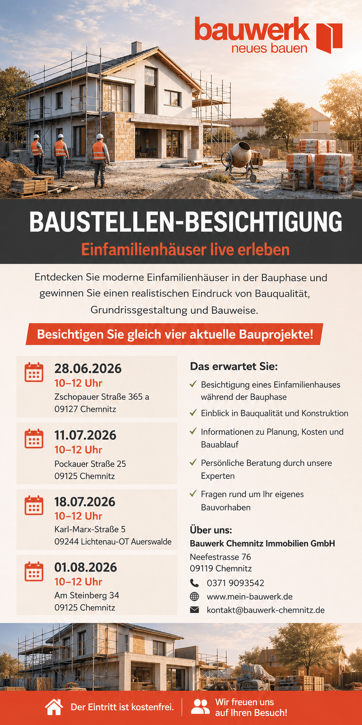 ACHTUNG! Baustellenbesichtigung in Adelsberg am 28.Juni, 10:00 bis 12:00 Uhr, 8134 Wildenfels
