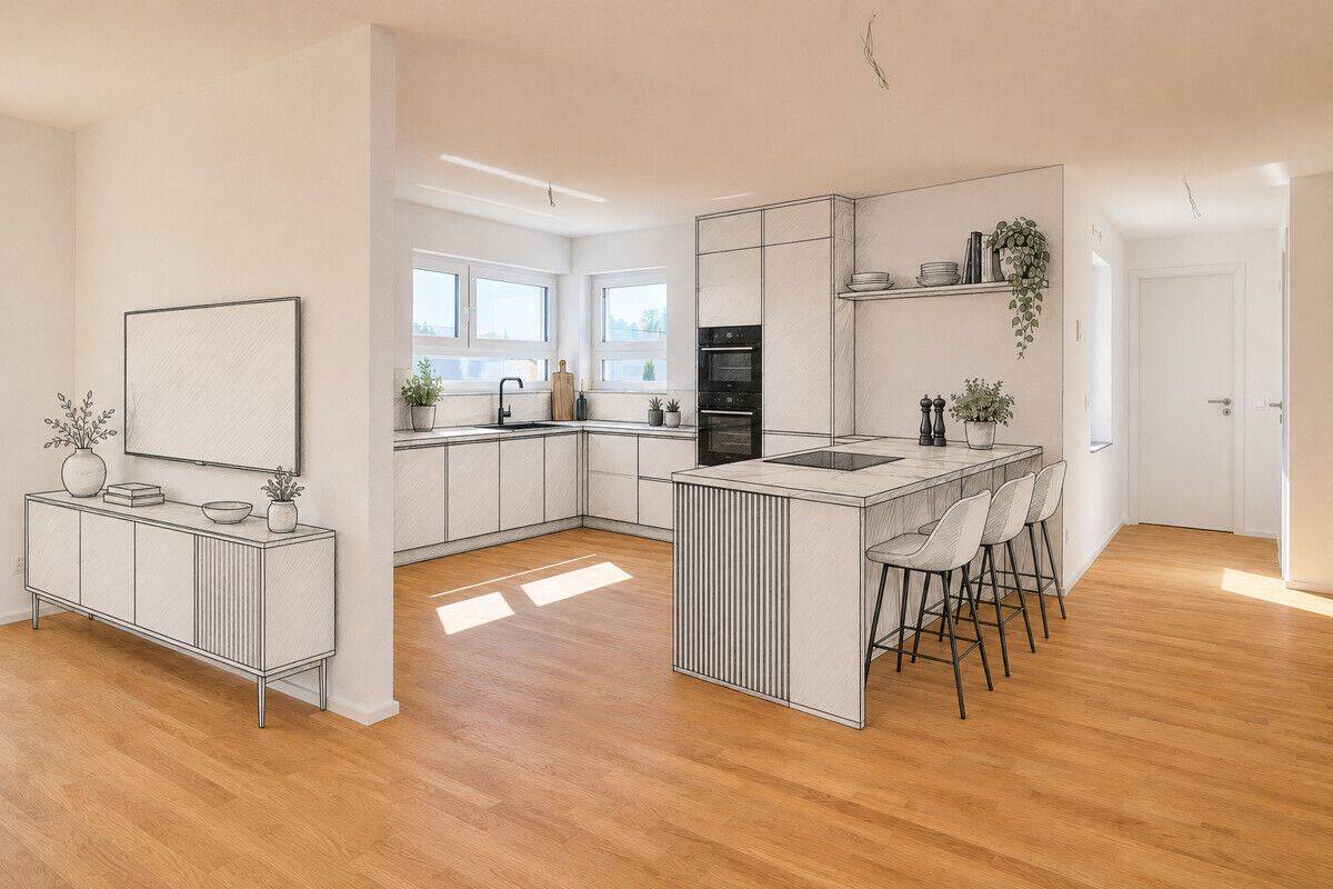 Die bequeme Alternative zum Einfamilienhaus. Erstbezug für Familien, 71554 Weissach im Tal