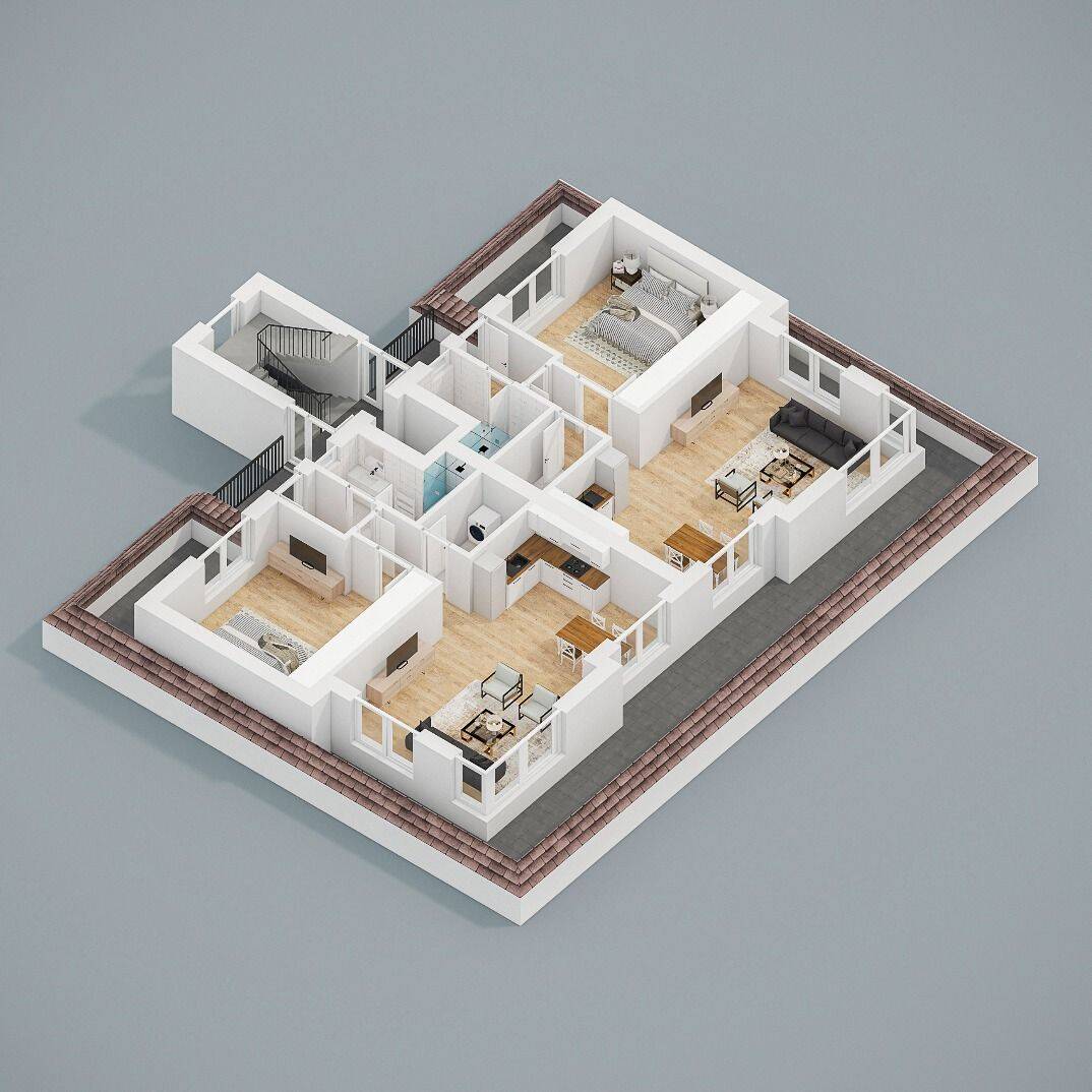 Residieren an der Ems – Stilvolle 2-Zimmer Dachgeschosswohnung mit besonderem Wohnambiente, 49808 Lingen (Ems)
