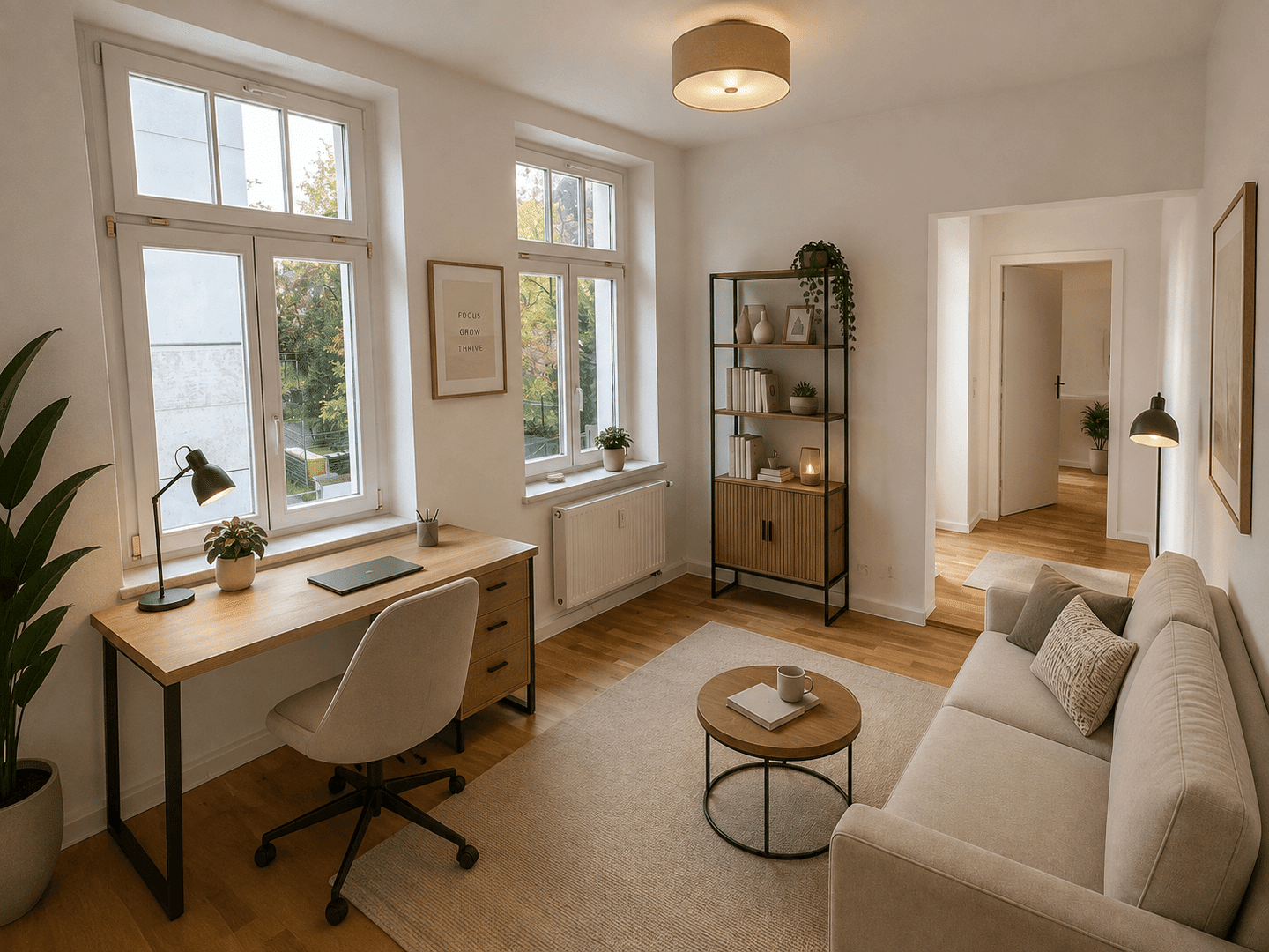 Offen geschnittene 2-Zimmerwohnung im Nordosten von Leipzig, 4347 Leipzig (Heiterblick Schönefeld Schönefeld-Abtnaundorf Schönefeld-Ost Thekla)