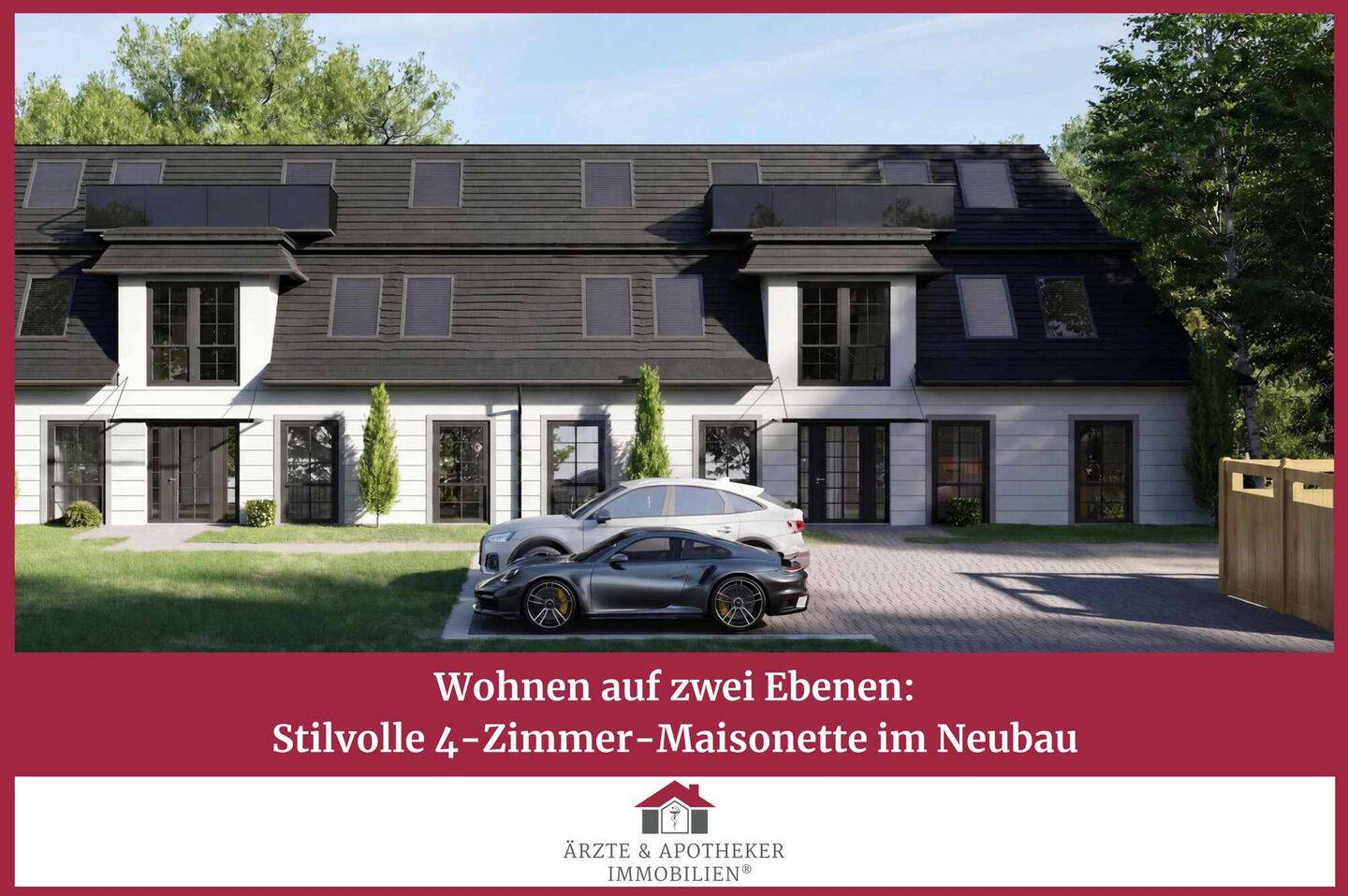 Großzügige 4-Zimmer-Maisonette mit Balkon & privatem Gartenanteil in Sasel