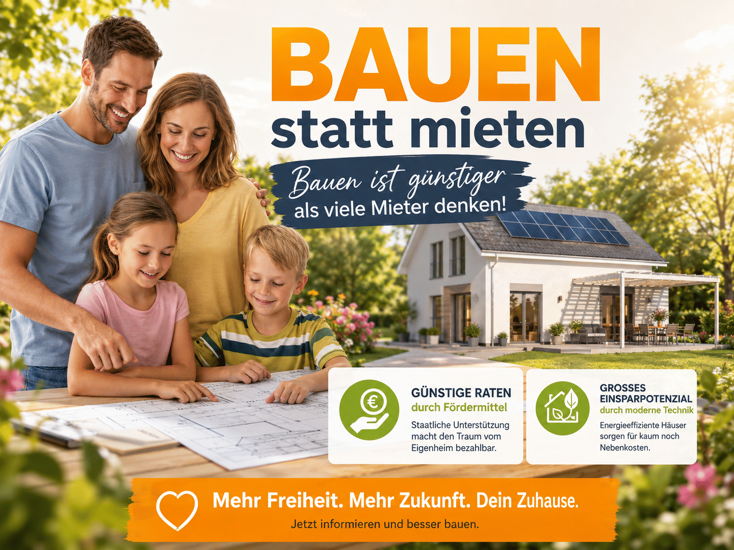 Einfamilienhaus zu mietähnlichen Konditionen – Bauen statt Mieten, 21079 Hamburg (Harburg)