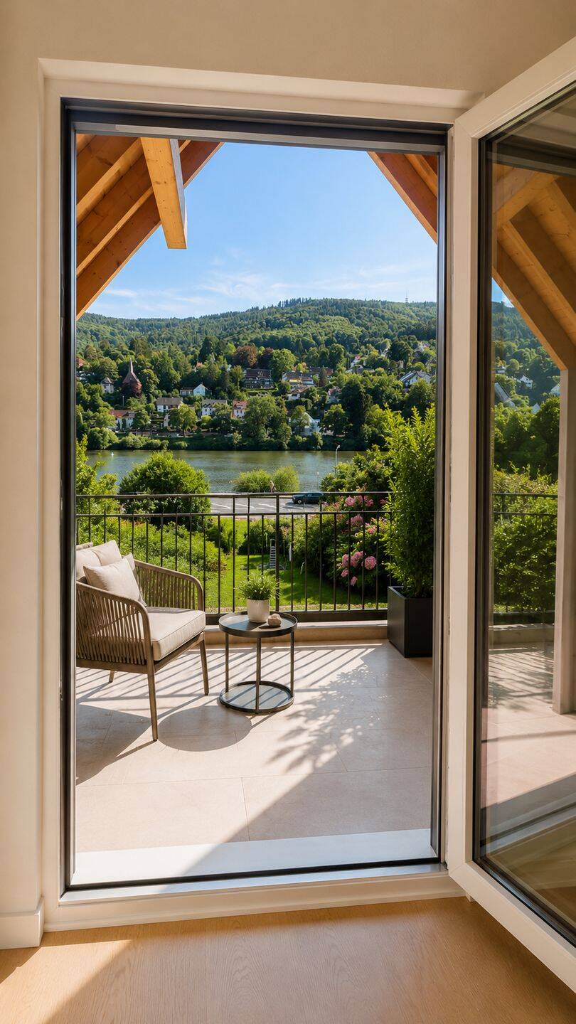Exklusive Wohnung mit Neckarblick in Heidelberg – modernes Wohnen in hochwertiger Architektur