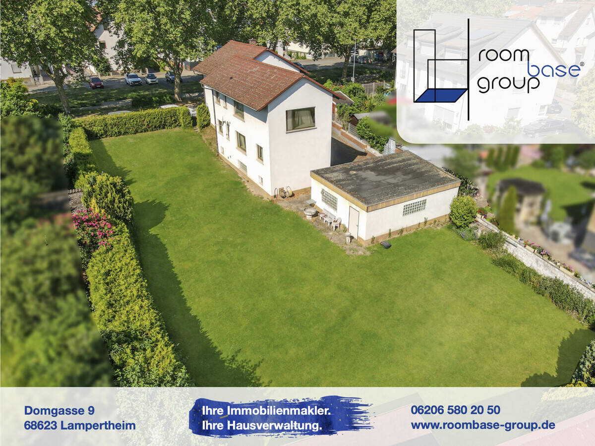 1.121 m² – EFH mit zusätzlicher Baumöglichkeit, 68519 Viernheim