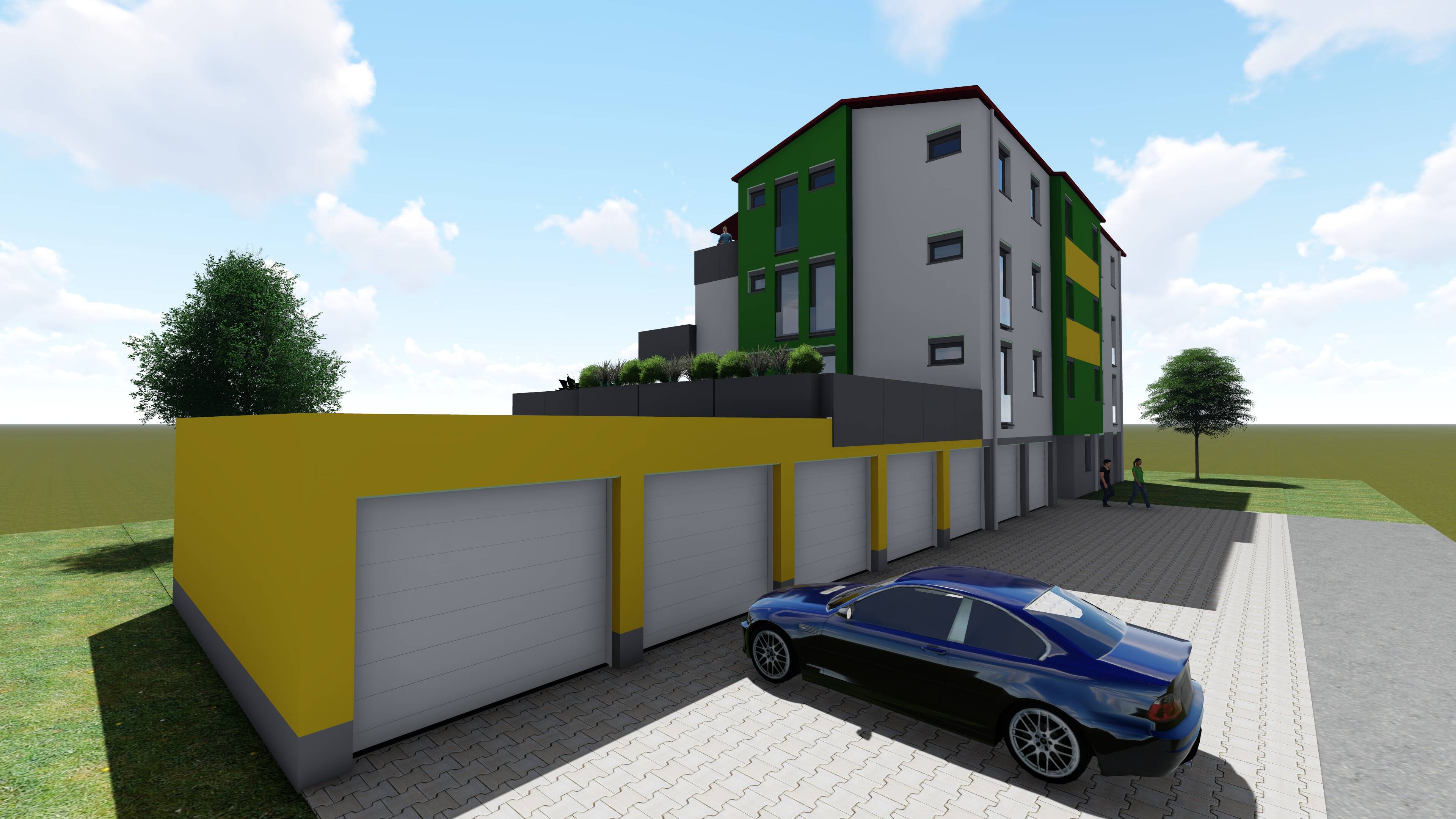 besser wohnen -stadtnah und doch im Grünen: Erdgeschosswohnung mit GARTENANTEIL, 72175 Dornhan