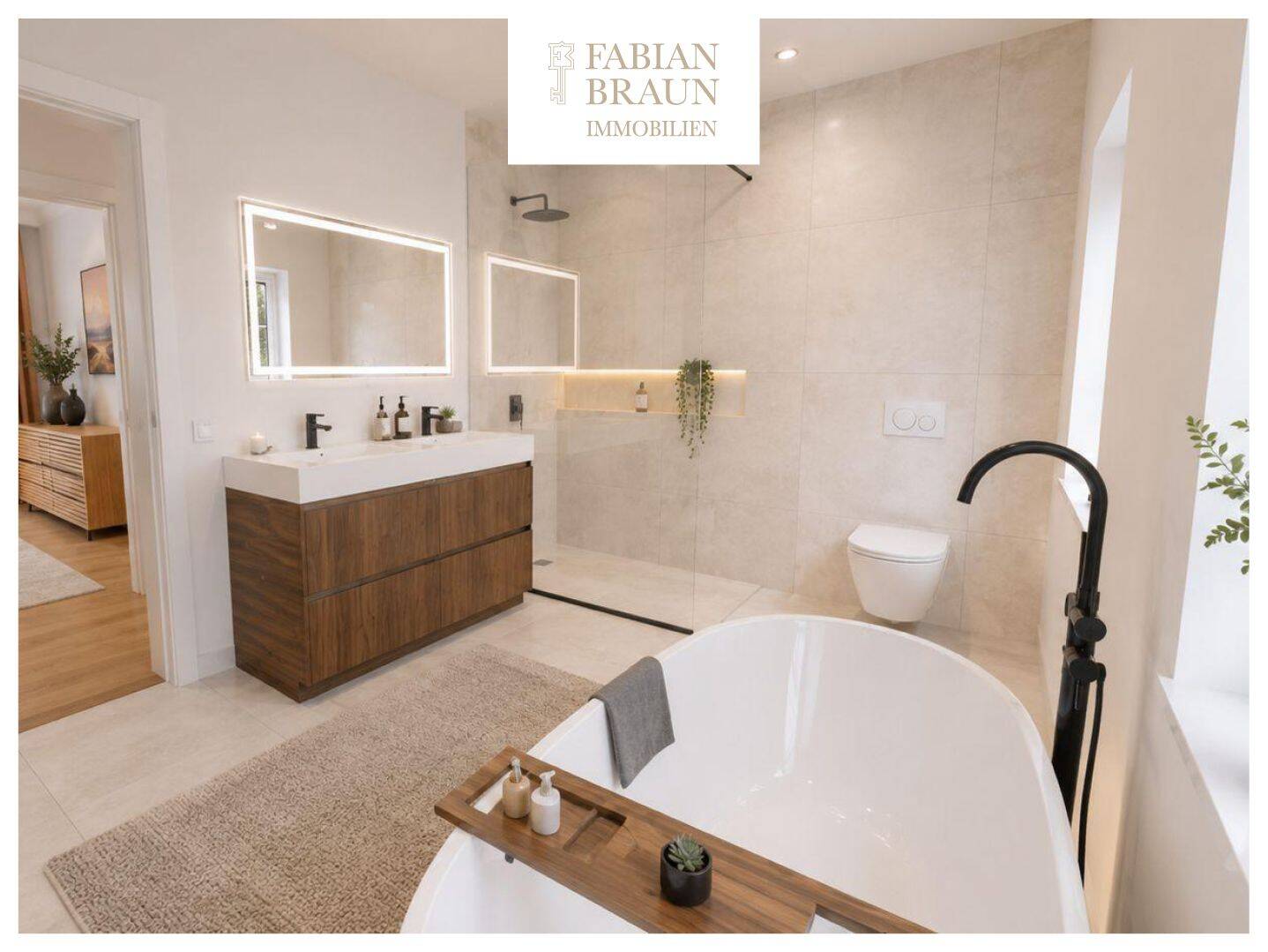 *Urbaner Luxus* REH, 6-Zi, FBH, Parkett, 2 Bäder, Balkon, Carport, ruhige Lage, 90425 Nürnberg