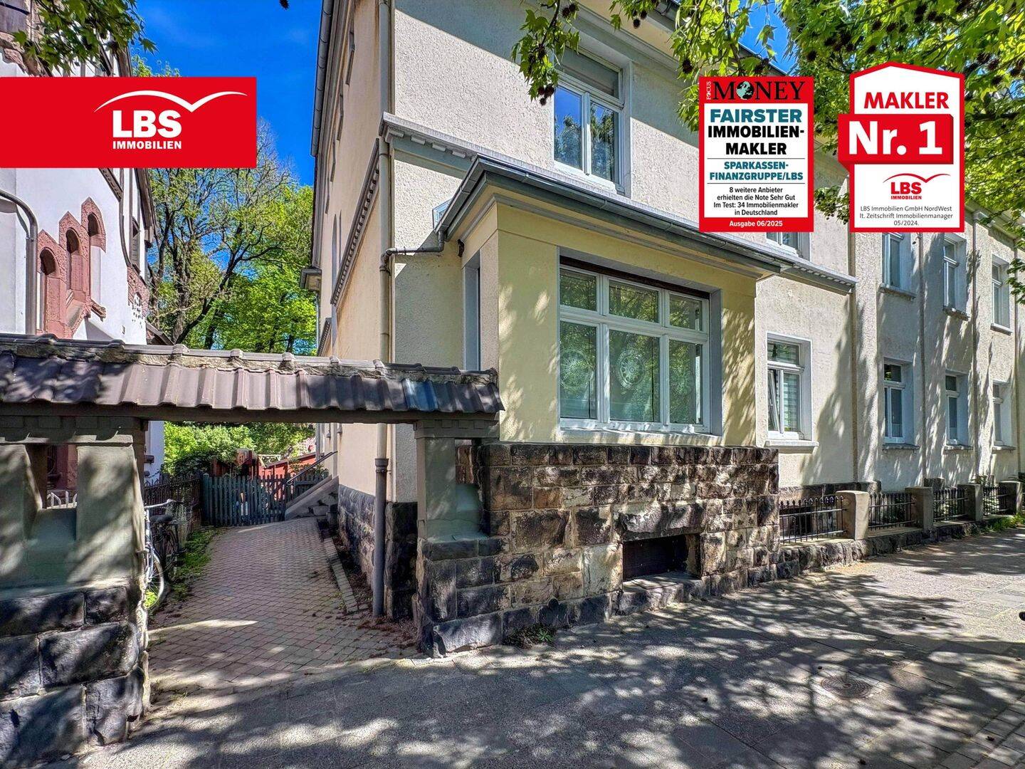 Historisches Zweifamilienhaus in Witten mit Dachterrasse & Garten, 58452 Witten