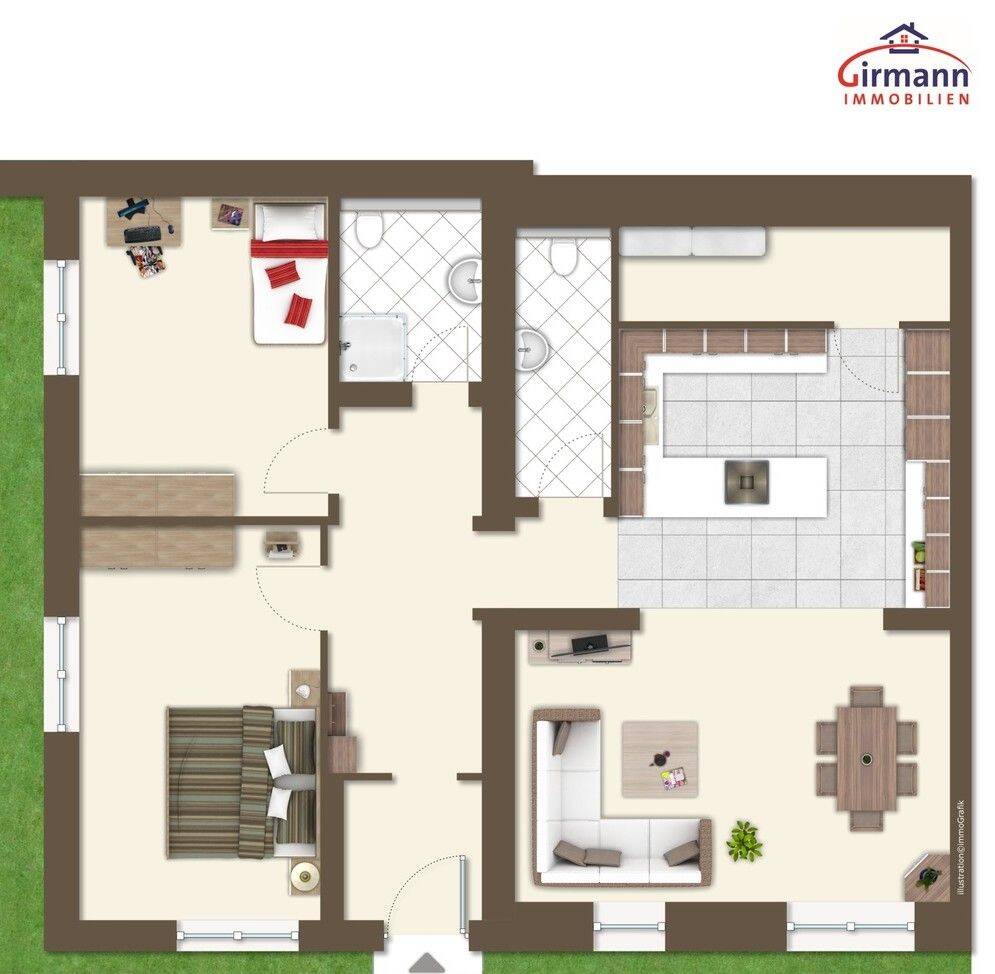 WE 01 Moderne 3 Zimmer EG Wohnung in saniertem Altbau, 67363 Lustadt