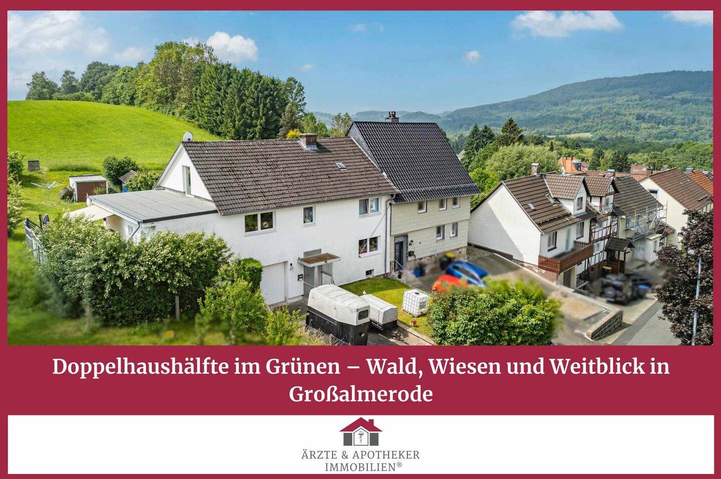 Doppelhaushälfte im Grünen – Wald, Wiesen und Weitblick in Großalmerode, 37247 Großalmerode