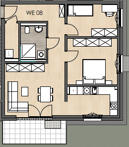 Helle 3 Zimmer-Wohnung mit Wohnberechtigungschein, 55239 Gau-Odernheim