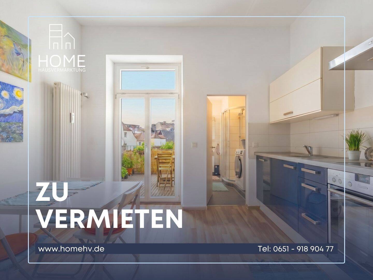 Trier-Mitte: 3 ZKB-Wohnung mit ca. 68 m² WFL, EBK und Balkon in bester Lage, 54290 Trier (Innenstadt Trier-Süd)