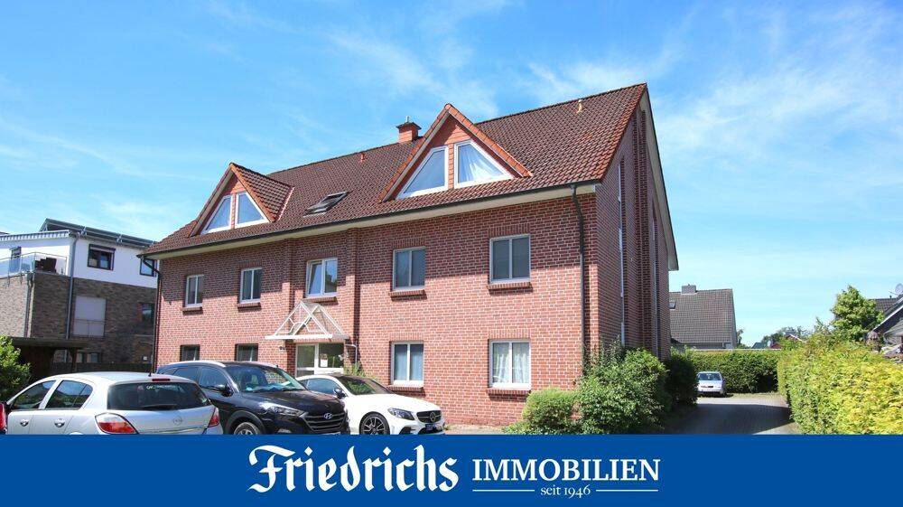 Eigentumswohnung (3 ZKB, 1. OG) mit Südwest-Loggia u. Pkw-Stellplatz in Bad Zwischenahn / zentral, 26160 Bad Zwischenahn
