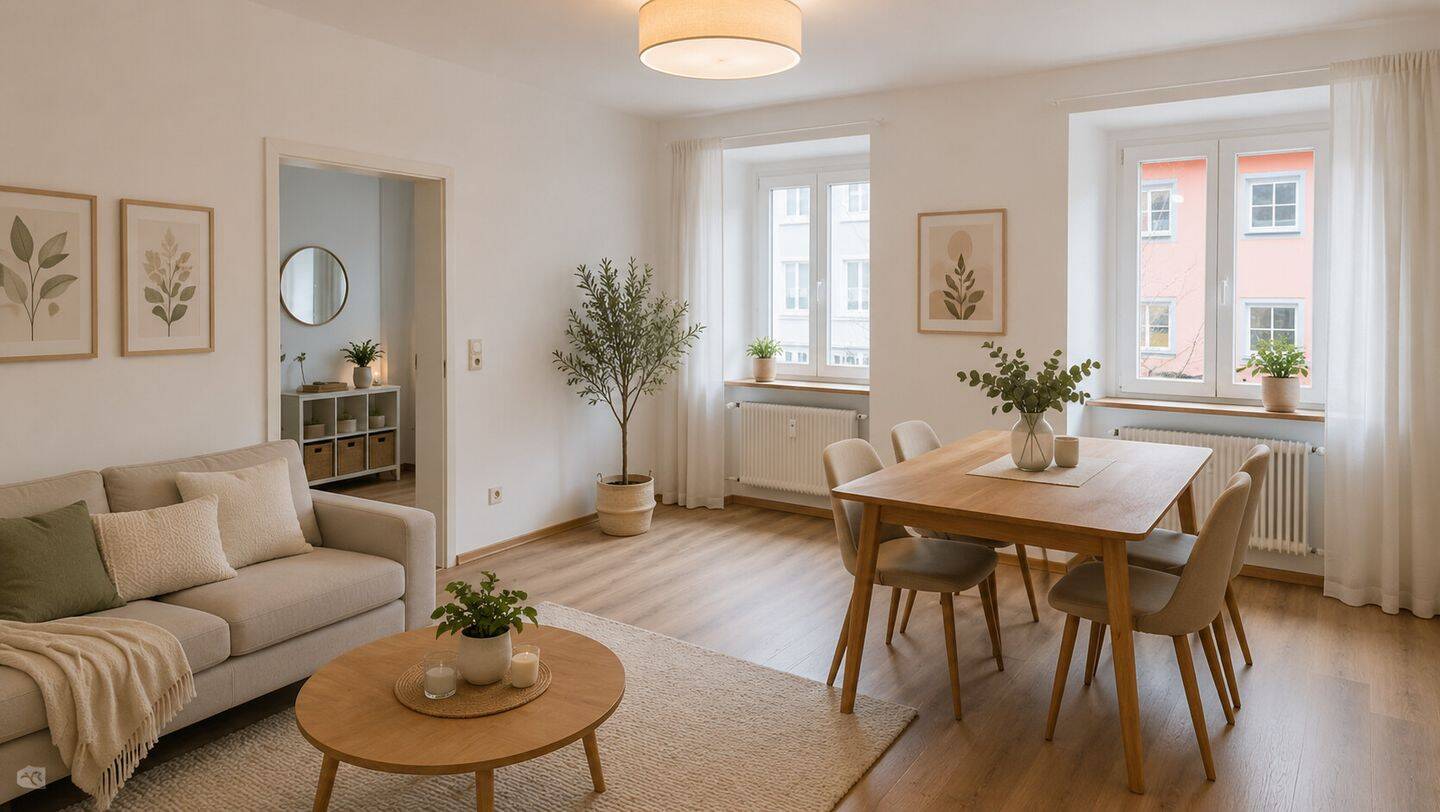 Stilvoll modernisierte 4,5-Zimmer-Wohnung mit kleiner Terrasse im Herzen der Altstadt(Denkmalschutz), 78054 Villingen-Schwenningen