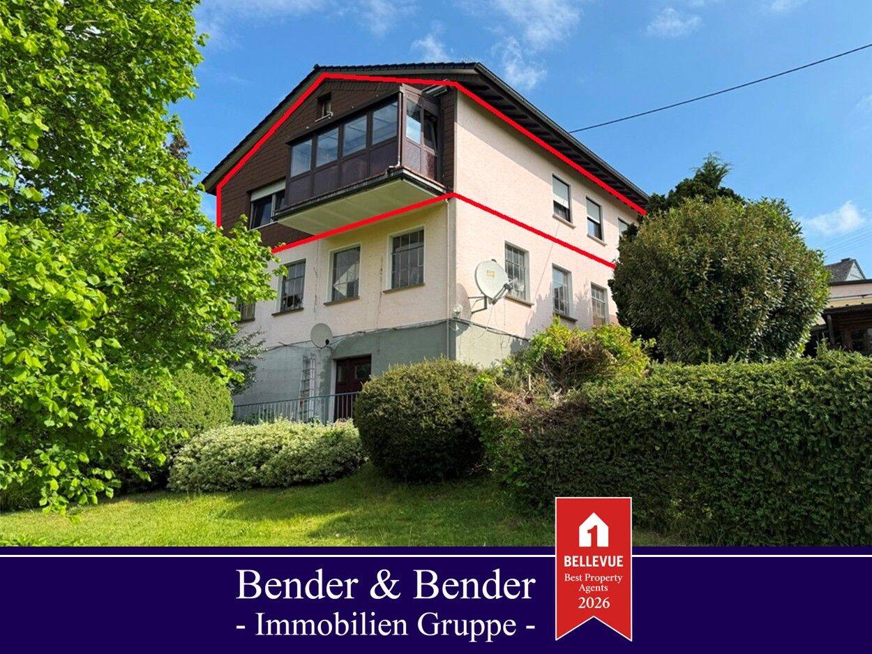 Großzügige Etagenwohnung mit Wintergarten und Sieg-Blick!, 57555 Brachbach