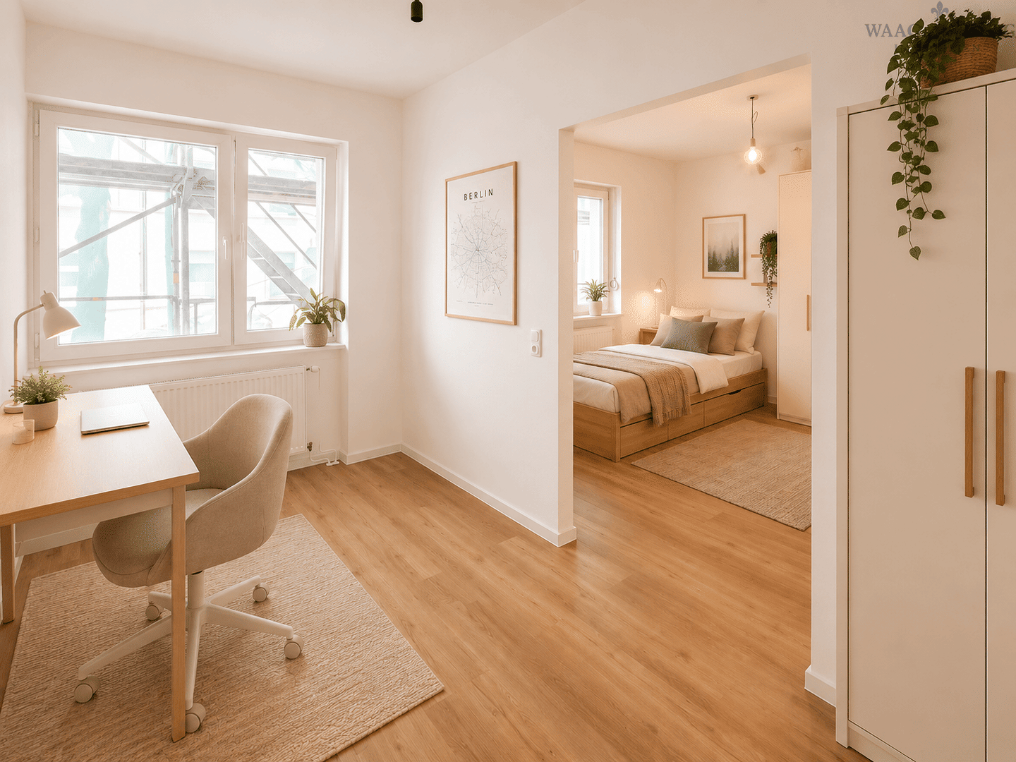 Einziehen statt renovieren – hochwertig kernsanierte 2,5-Zimmer-Wohnung im Gallus, 60326 Frankfurt am Main (Gallus Griesheim)