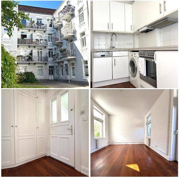 Charmante Singlewohnung  mit Balkon und Einbauküche  in Hamburg-Eppendorf-Hoheluft, 20253 Hamburg (Hamburg-Nord)