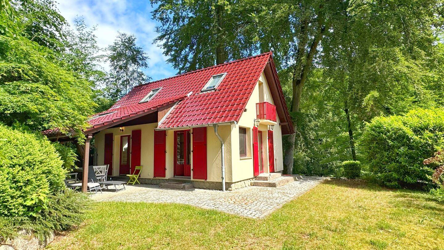 Ferienhaus in einzigartiger Waldrandlage über den Dächern Sellins, 18586 Sellin