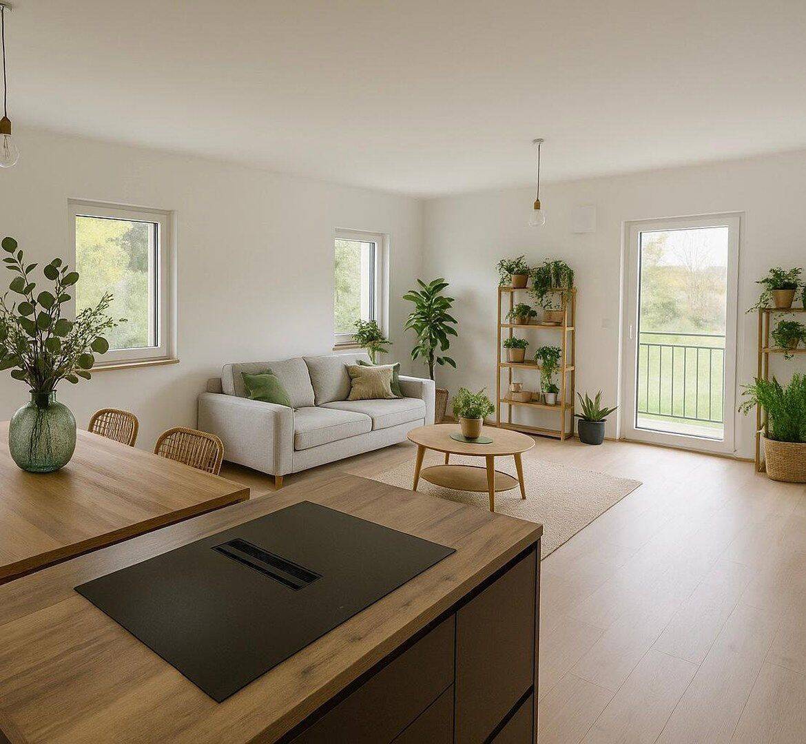 Wunderschöne 3-Zimmer-Neubauwohnung mit Garten, Balkon und Küche, 94356 Kirchroth