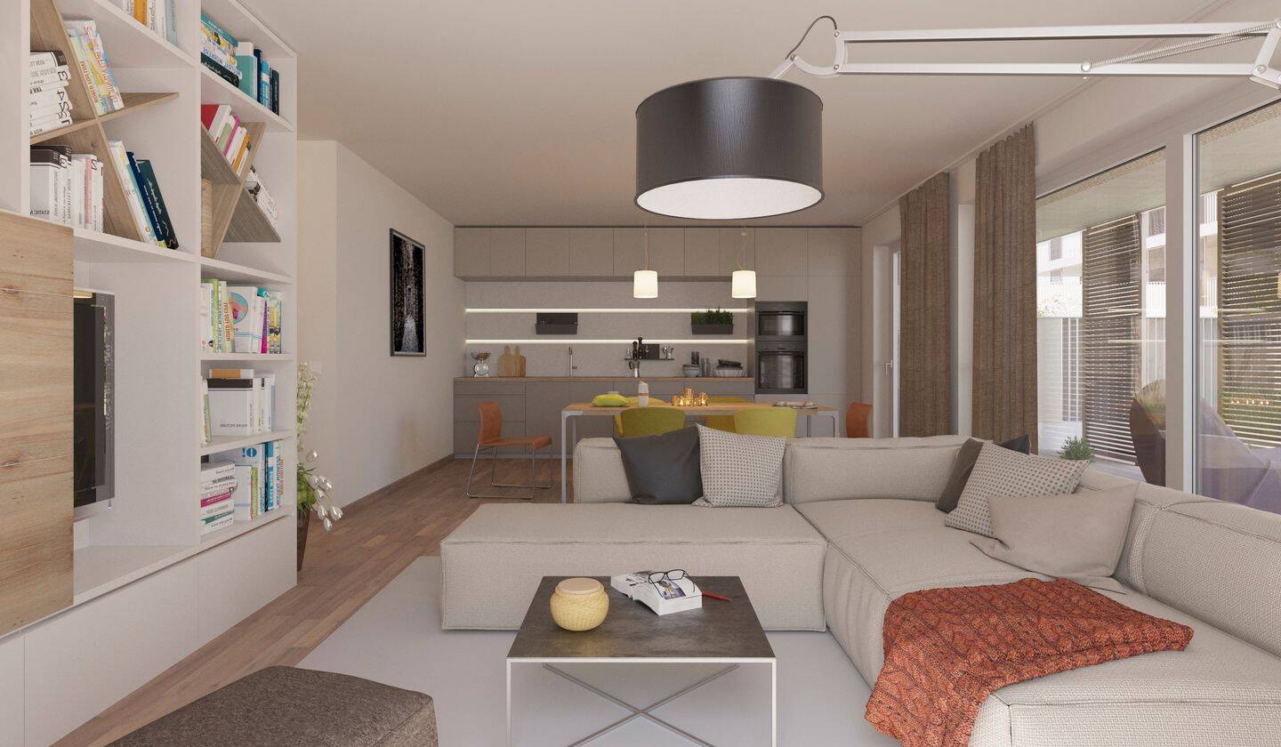 ** Moderne 3-Zimmer-Wohnung mit großem Südbalkon im KfW-40-Neubau **, 4107 Leipzig (Zentrum Zentrum-Süd)