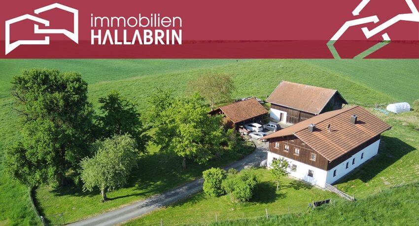 SELTENE GELEGENHEIT – Landwirtschaftliches Anwesen in Alleinlage, 84367 Reut (Tannberg)