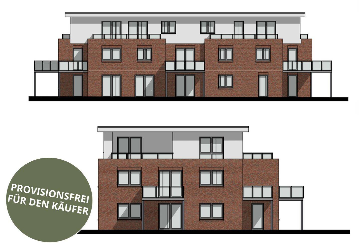 Von Ihrem IMMO.PARTNER: Urbanes Stadtquartier: Großzügige 3-Zimmer-Wohnung mit 2 Balkonen, 31547 Rehburg-Loccum