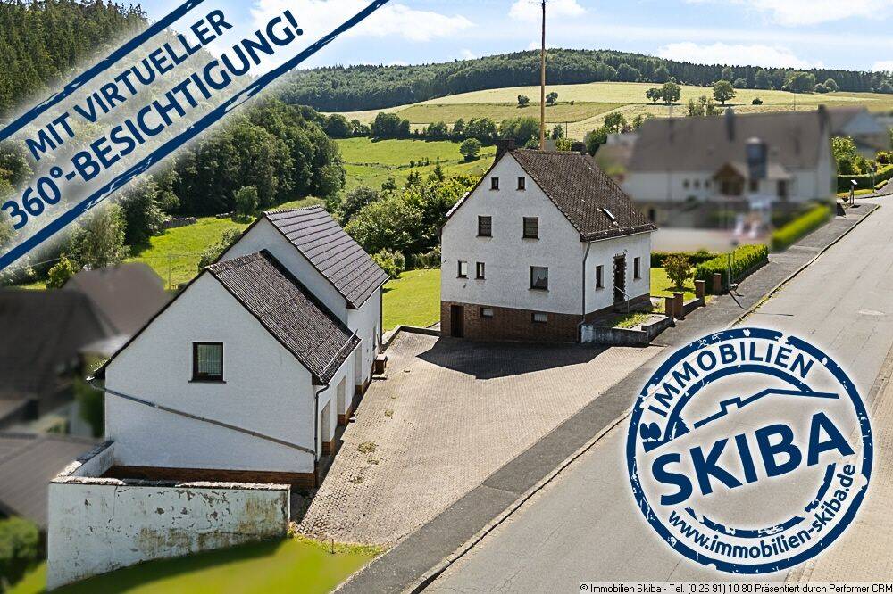 Eifel-Bauernhaus mit Scheune und großem Garten in Kaltenborn – Nähe Nürburgring, 53520 Kaltenborn