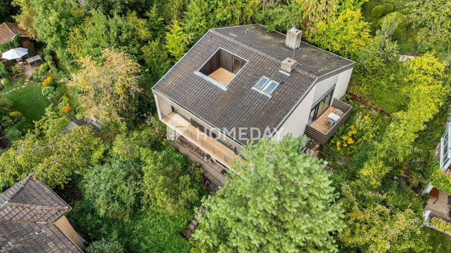 Ikonisches Architektenhaus mit Weitblick & über 200 m² Wohn- und Nutzfläche in Stuttgart-Sonnenberg, 70597 Stuttgart (Degerloch Hoffeld Kaltental Möhringen Sonnenberg)