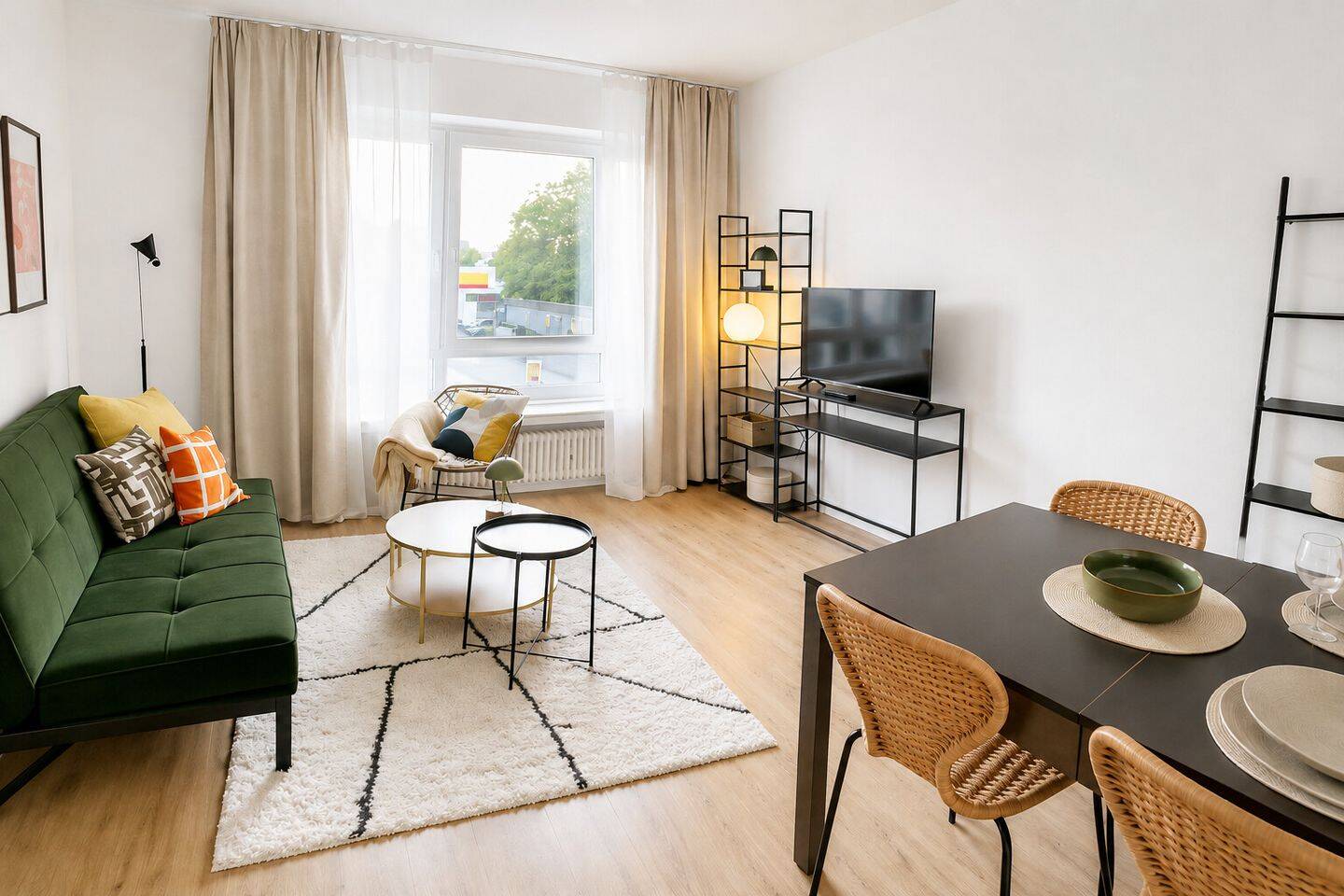 Modernes Wohnen mit Stil – vollmöblierte 3-Zimmer-Wohnung mit Balkon, 27570 Bremerhaven (Geestemünde)
