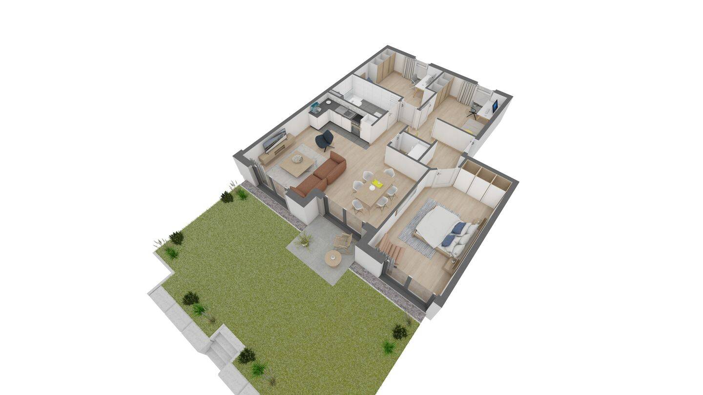 Attraktive 4,5 Zimmer-Wohnung im EG mit eigenem Garten, 63075 Offenbach am Main (Bürgel Offenbach am Main Rumpenheim Waldheim)