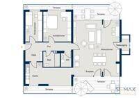 **DAS GLÜCK WOHNT OBEN** 3 Zimmer Penthouse Wohnung mit reine 100 qm, 81243 München (Aubing-Lochhausen-Langwied Pasing-Obermenzing)