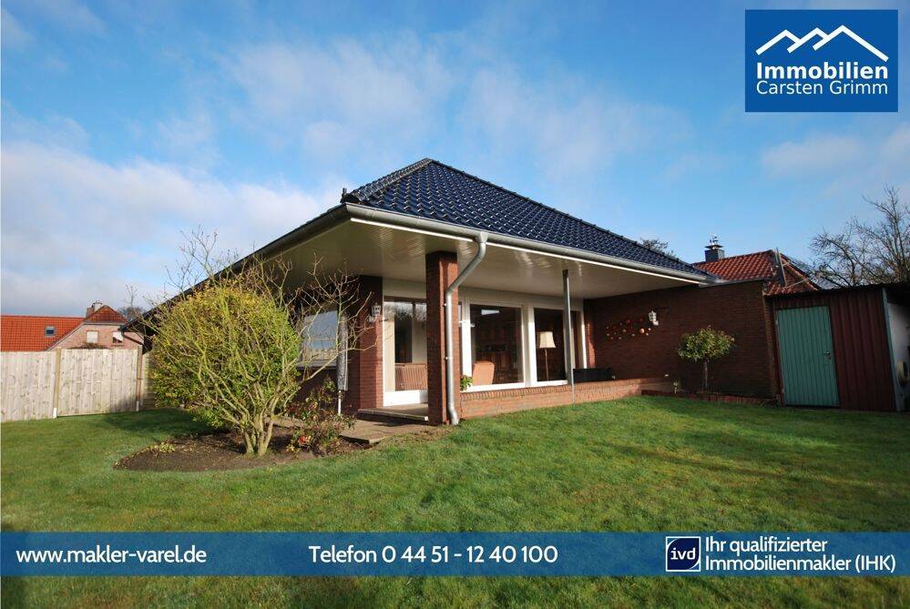 TEILMODERNISIERT! – LEBEN AUF EINER EBENE-TOP-Bungalow mit vielen Optionen und 68 qm Ausbaureserve!, 26316 Varel
