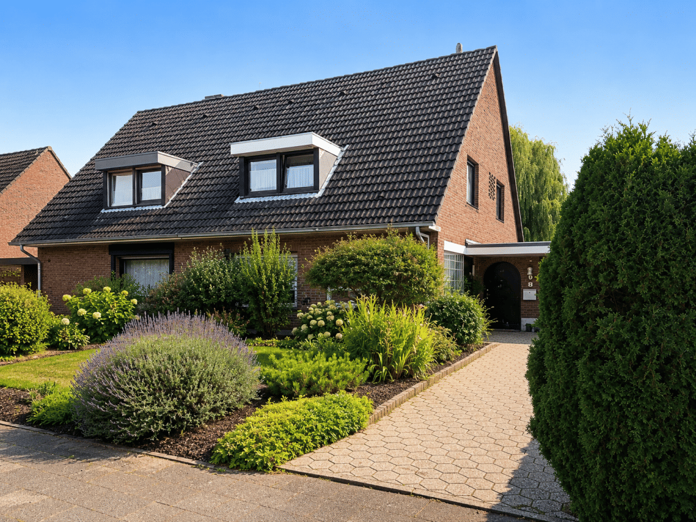 Charmante Doppelhaushälfte mit Wintergarten und naturnahem Garten in begehrter Lage von Tönisvorst, 47918 Tönisvorst