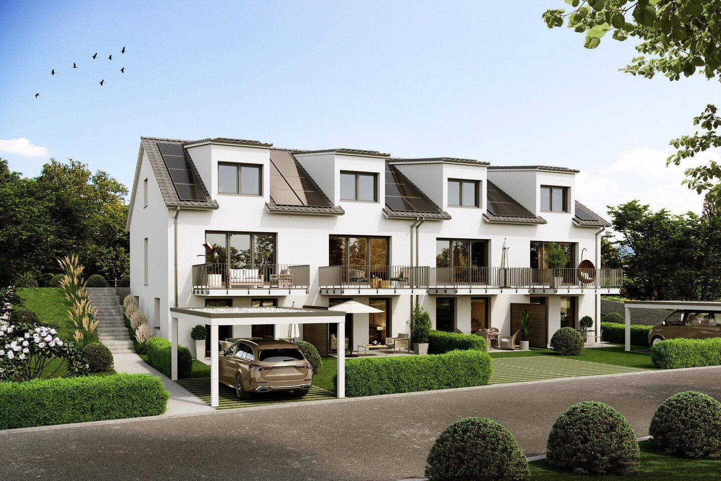 Exklusives Neubau-Reihenmittelhaus (Erstbezug) mit Einbauküche / Goldberg / Provisionsfrei, 71065 Sindelfingen
