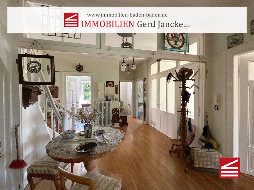 Baden-Baden, 5-Zimmer-Altbauwohnung in zentraler Lage mit Garage!, 76530 Baden-Baden (Ebersteinburg Innenstadt Lichtental Varnhalt Weststadt)