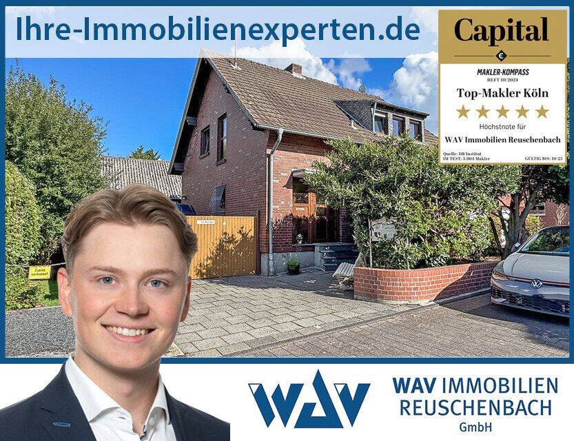 Einfamilienhaus mit sehr großem Grundstück und Lagerhalle in Fischenich, 50354 Hürth