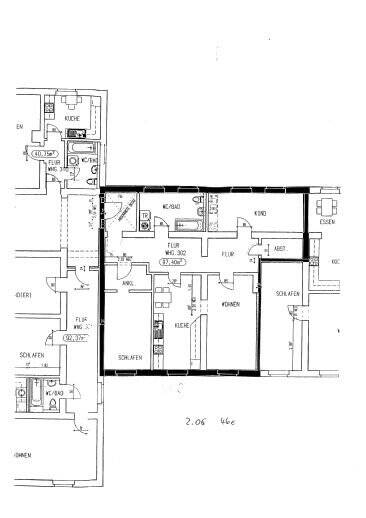Weißenfelser Straße 46e – große 3-Raum-Wohnung mit Balkon, 6217 Merseburg