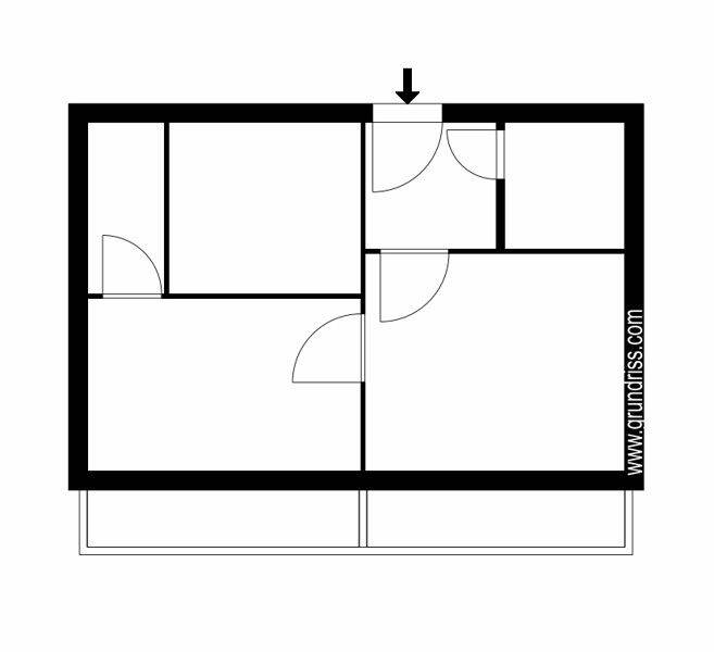 Wo das Leben so spielt – günstig geschnittene 2-Zi.-Wohnung, 15344 Strausberg