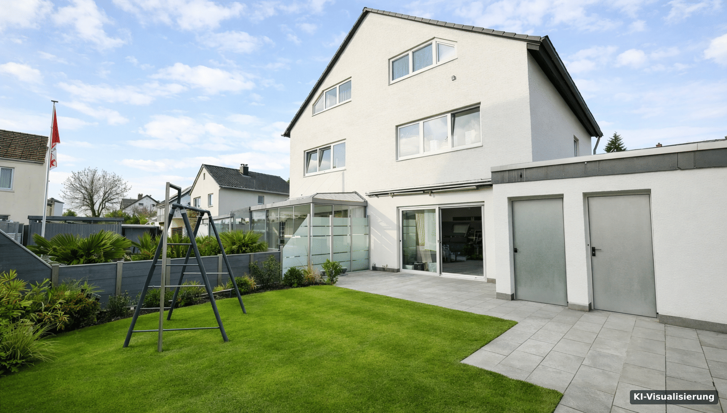 Geräumige DHH in Köln mit Garage und großem Südwest-Garten (Variante), 51107 Köln (Kalk)