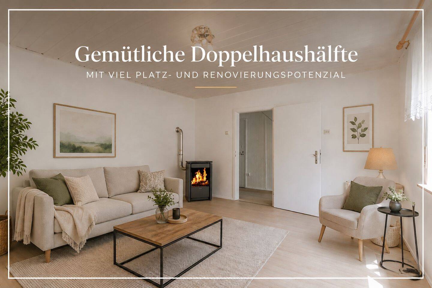 Gemütliche Doppelhaushälfte mit Carport und Garten in ruhiger Lage von Otterbach *mit viel Platz- & Gestaltungspotenzial*, 67731 Otterbach