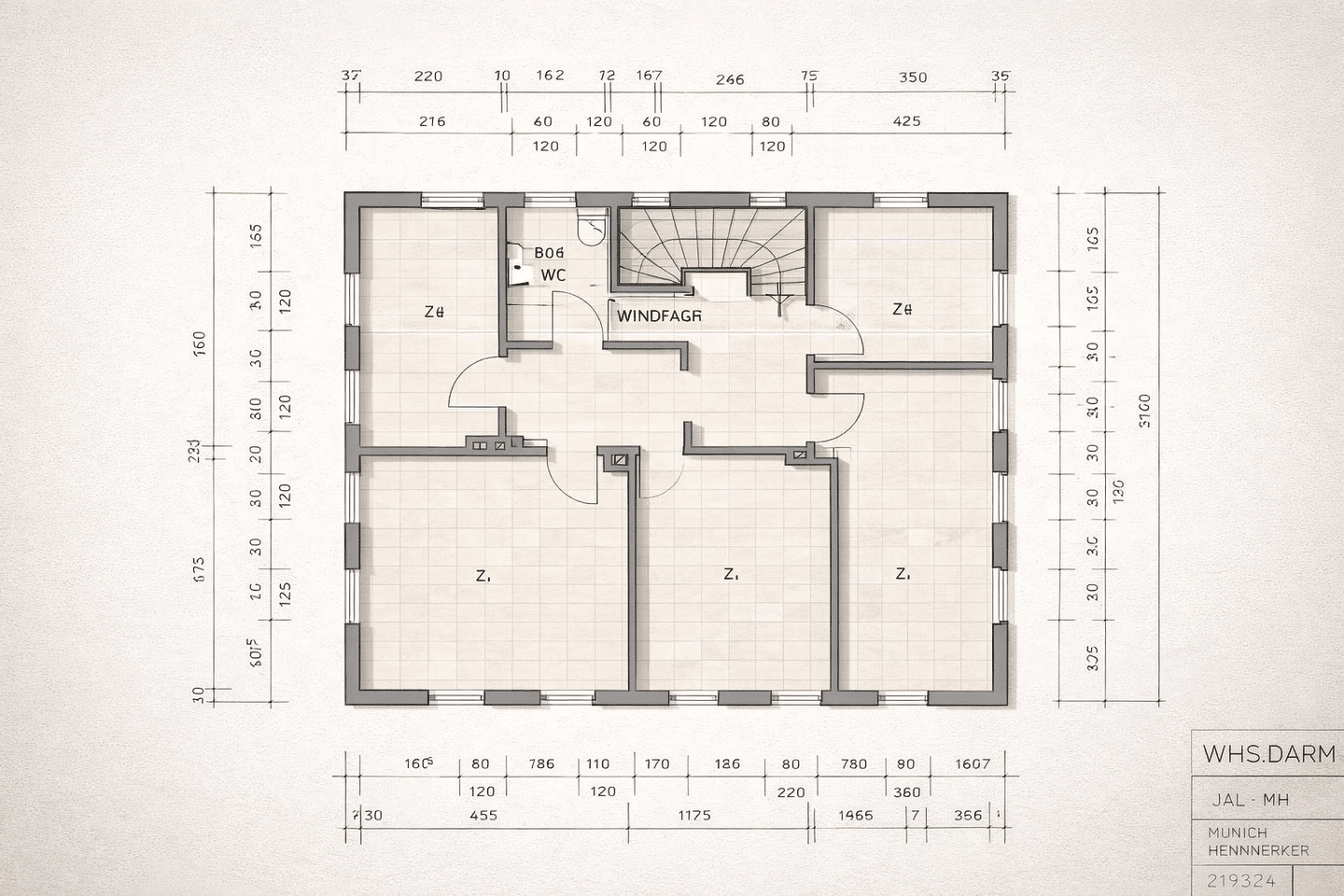 Umfassend renovierte Dachgeschosswohnung in bester Lage, 64287 Darmstadt (Darmstadt)