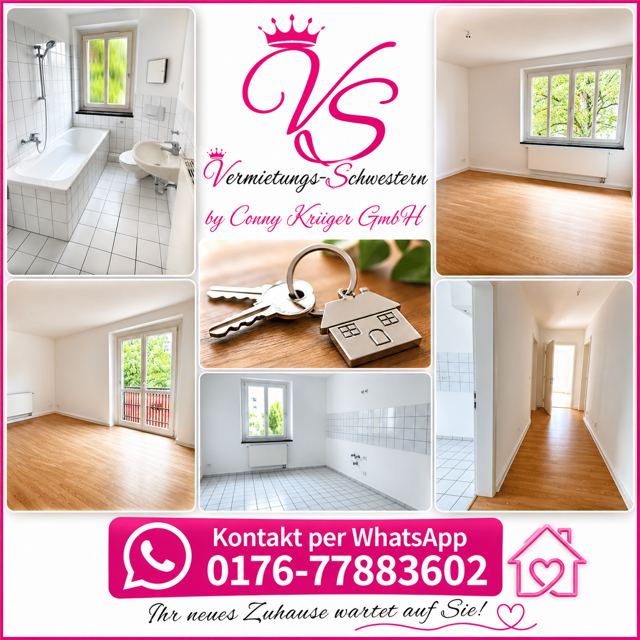 Moderne 2-Zimmer-Wohnung in Chemnitz zu vermieten, 9126 Chemnitz (Altchemnitz Bernsdorf Gablenz Lutherviertel Sonnenberg)