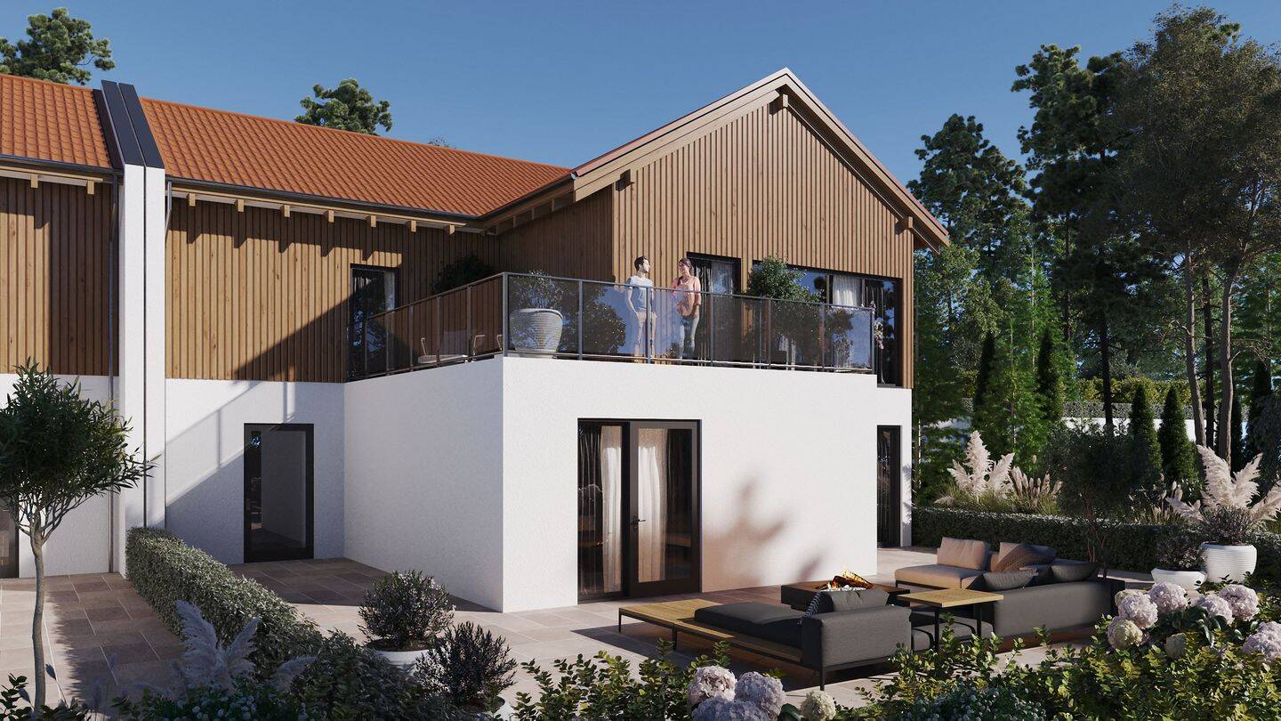 Hanglage de Luxe: Modernes Familien-Domizil auf zwei Ebenen & Wellness-Bad, 94362 Neukirchen