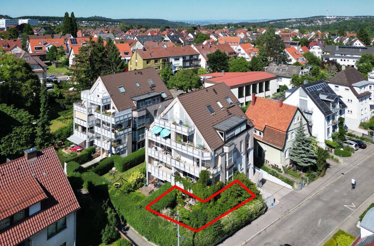 Grünes Idyll mit TG-Stellplatz in Stuttgart-Vaihingen!, 70563 Stuttgart (Vaihingen)