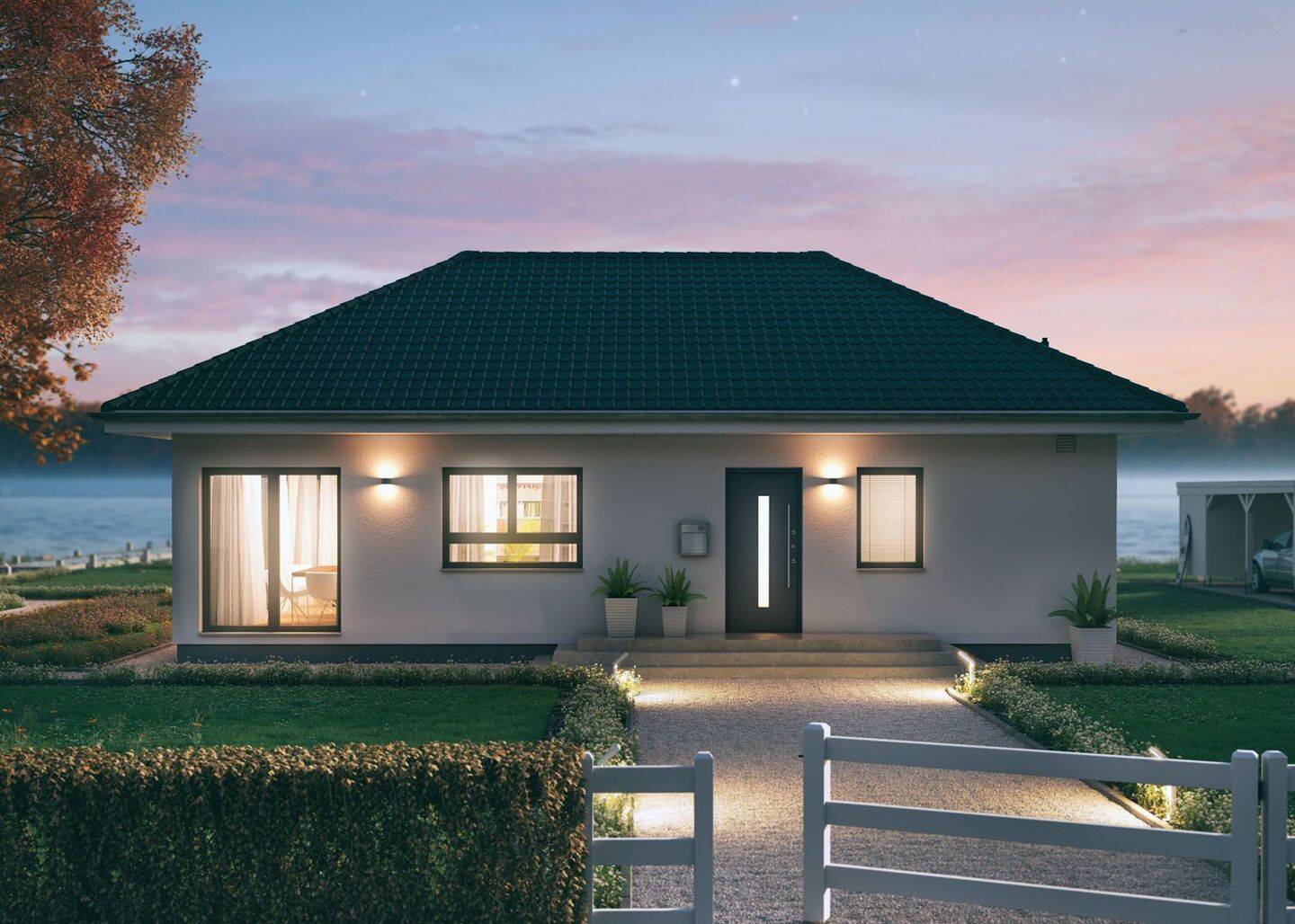 3-Zimmer-Bungalow mit 103 m² in Diethe – KfW 55, 31592 Stolzenau