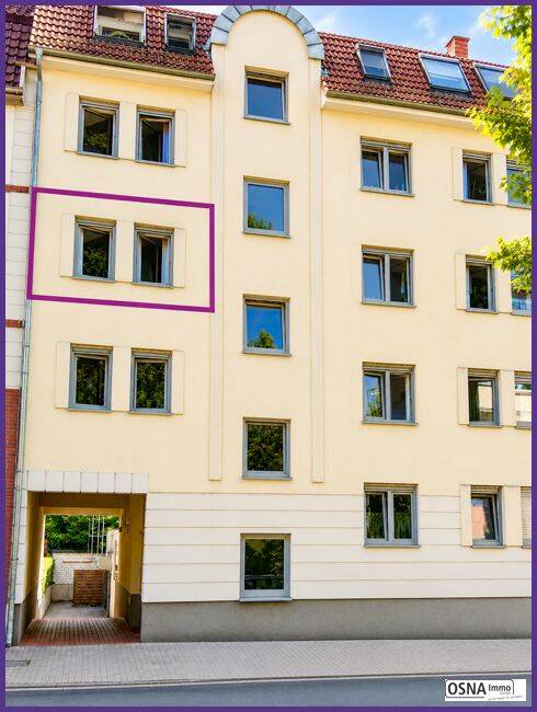 Zentral wohnen, ruhig entspannen – gepflegte 2-Zi. -Wohnung mit Aufzug, S-W Balkon u. Tiefgaragenpl., 49080 Osnabrück (Kalkhügel Wüste)